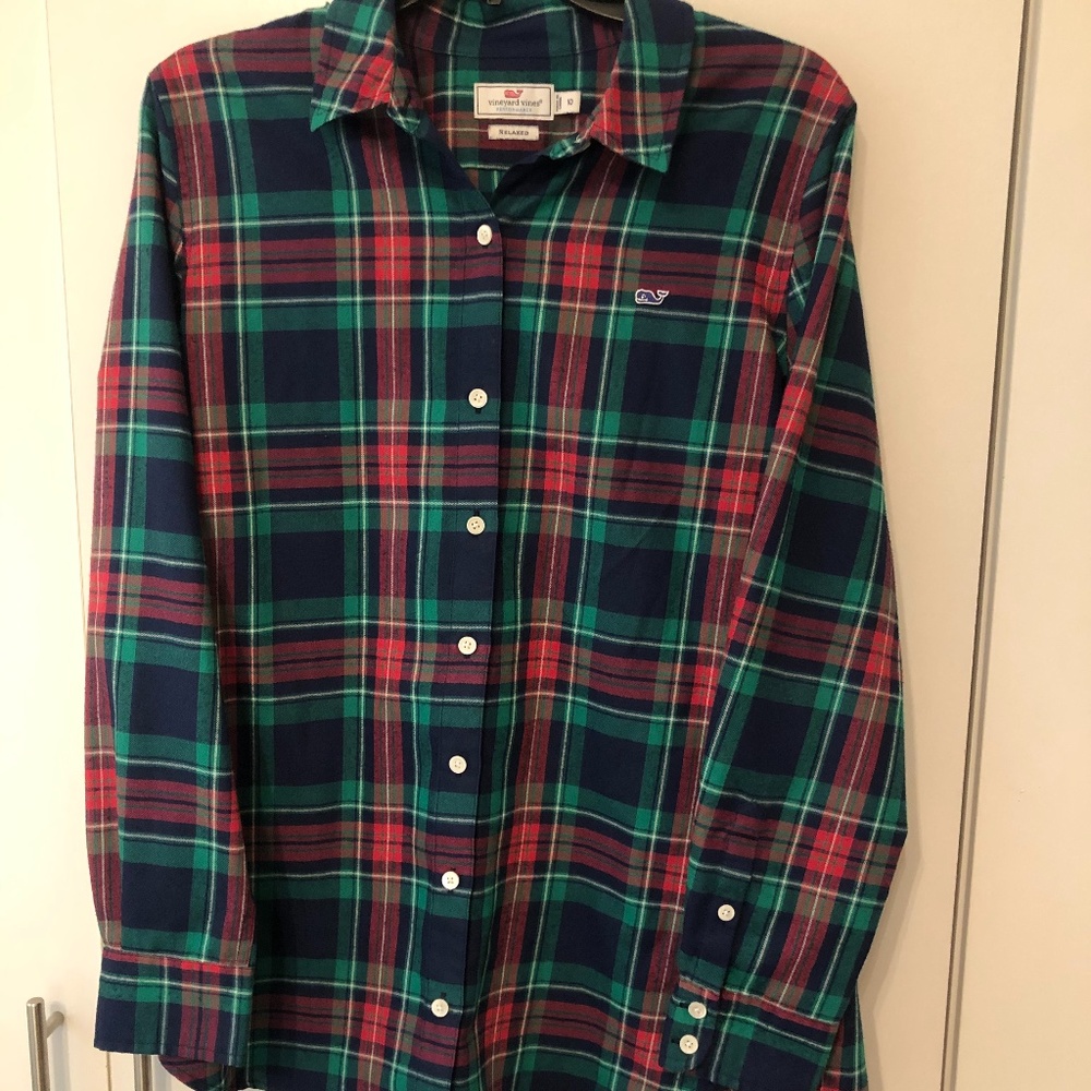 Vineyard Vines Performance Plaid Button Down